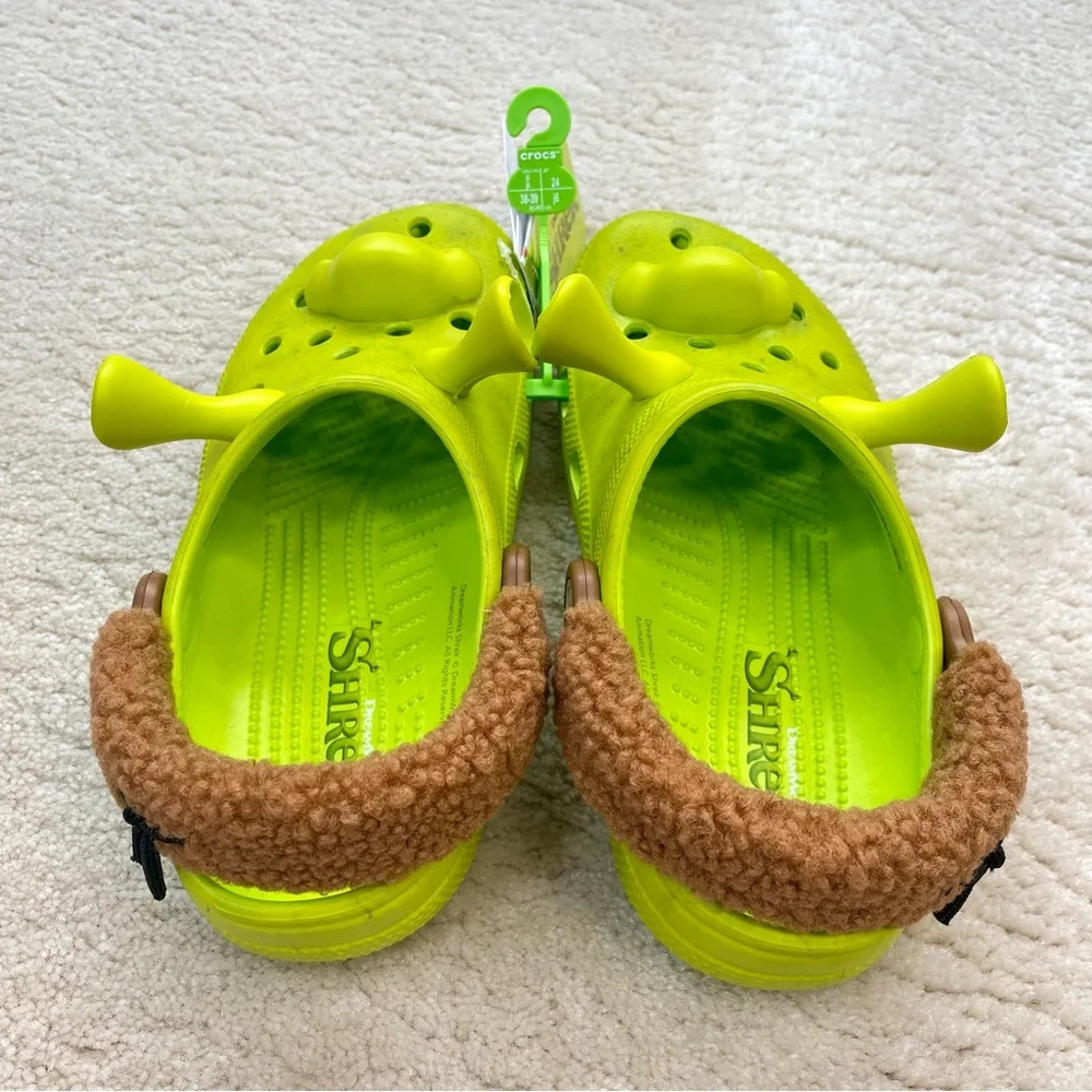 [US J6] CROCS CLASSIC CLOGS DreamWorks Shrek Kids Green
